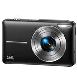 1080P Compact Digital Camera with 44MP Resolution and 16X Digital Zoom - Ideal Starter Camera for Teens, Students, and Seniors