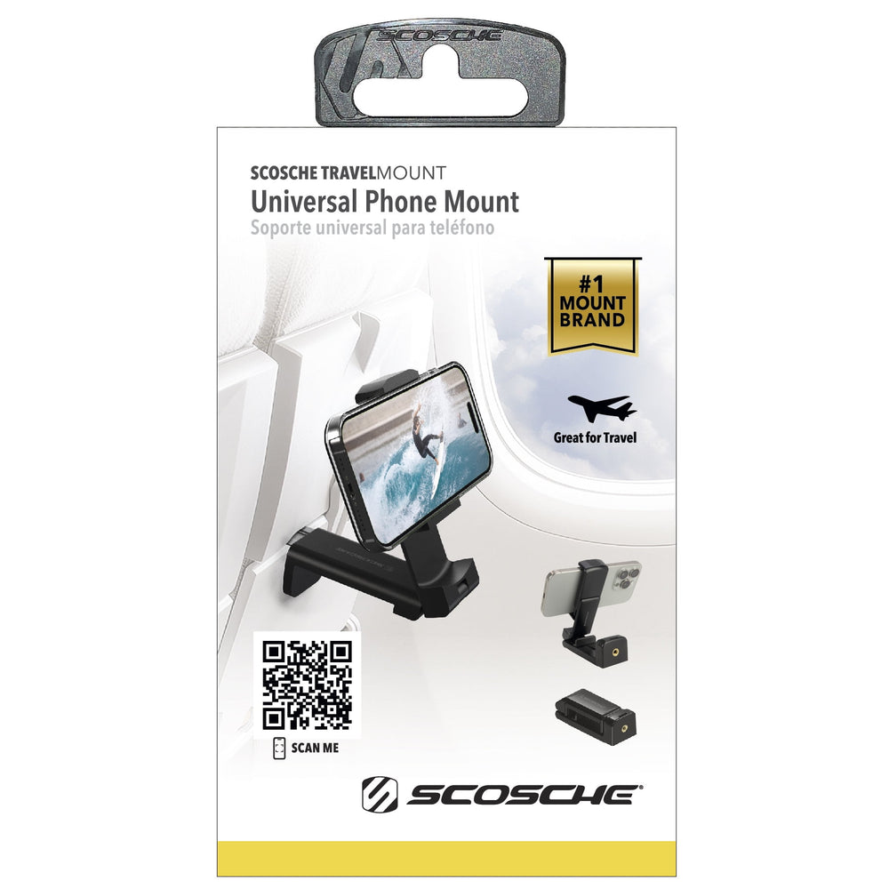 SUHTRVL-SP1 Universal 360° Adjustable Lightweight Compact Travel Phone Mount/Stand - Black
